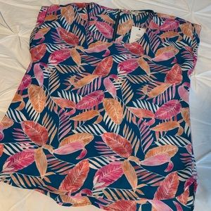 NWT Pink Rose short sleeve top